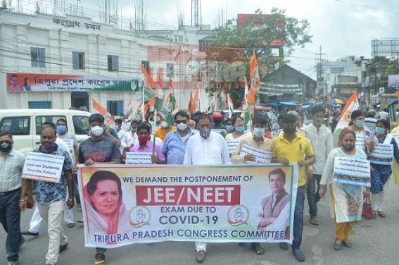 NEET-JEE exams amid pandemic opposed by Congress Party NEET-JEE exams amid pandemic opposed by Congress Party